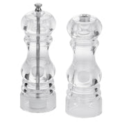 American Metalcraft PMSA62 Salt & Pepper Mill / Shaker Set 6"H Acrylic