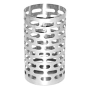 Service Ideas SM-70 Mod18 Steelworks Bread Stick Holder 3-1/2" Dia. X 6"H Dishwasher Safe