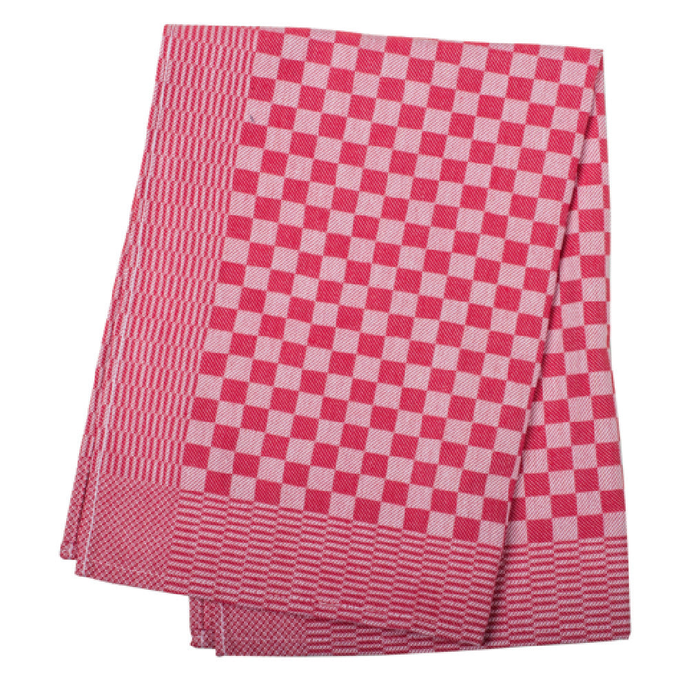JB Prince A300 R5 Side Towel 25-1/2"L X 17-3/4"W Checkered Pattern