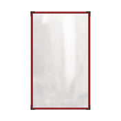 Risch TES 8.5X14 Deluxe Clear Sewn Menu Cover 8-1/2" X 14" Single