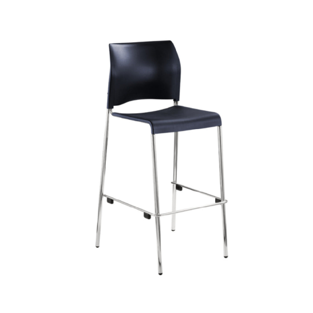 National Public Seating 8804B-11-04 NPS® Cafetorium Bar Stool 30"H Seat Poly Back