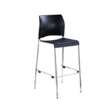 National Public Seating 8804B-11-04 NPS® Cafetorium Bar Stool 30"H Seat Poly Back