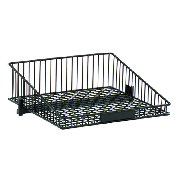 Hubert 98454 - Wire Basket Shelf, 23"W X 19-1/4"D X 71"H, Slanted