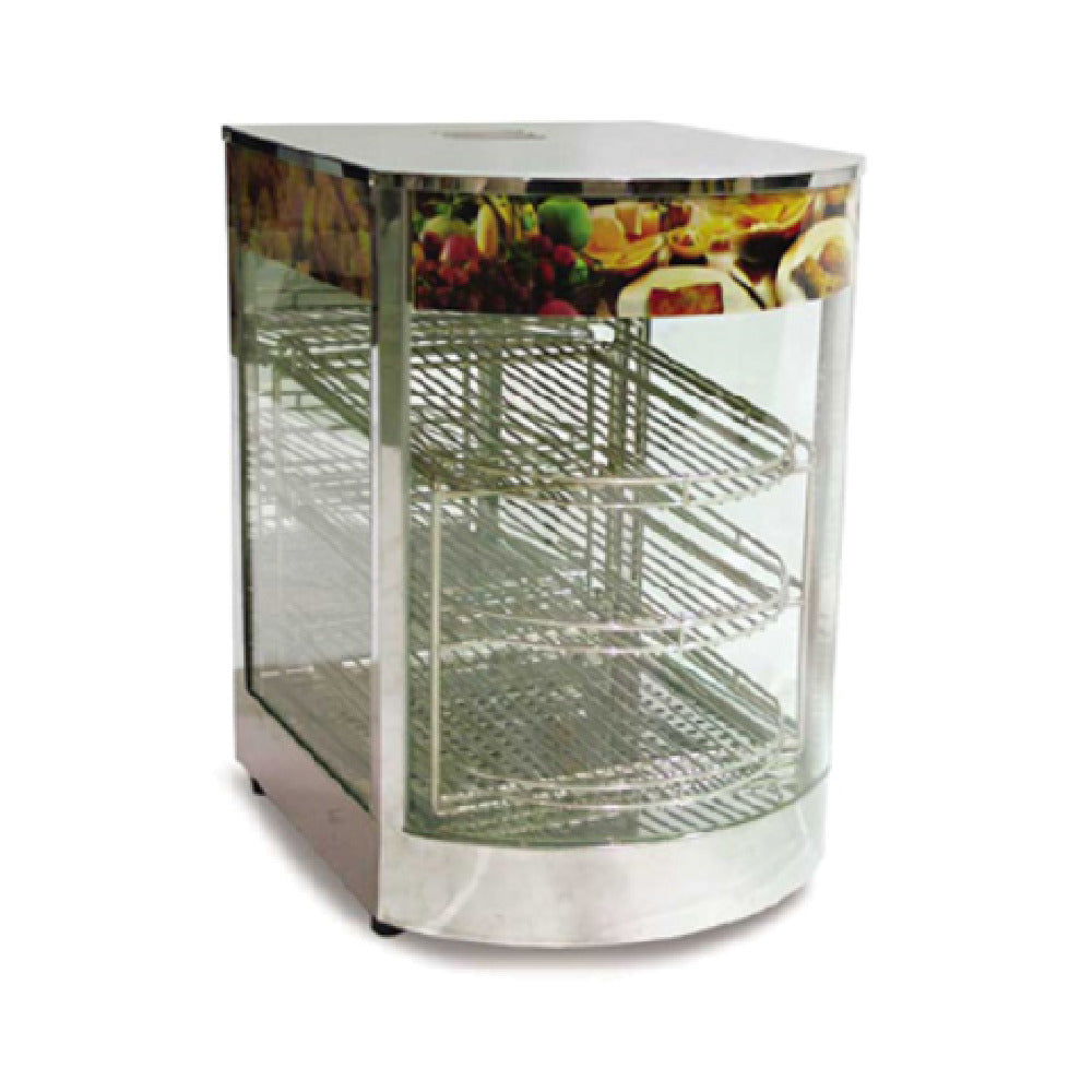 Omcan 21829 (DW-CN-0349) Food Warmer/Display Case (3) Tier Temperature Control