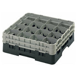 Cambro 16S534110 Camrack® Glass Rack With (2) Soft Gray Extenders Full Size