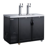 Dukers Appliance Co. USA Ltd. DKB60-M2 Kegerator Draft Beer Cooler 61-1/8”W X 27”D X 35-7/8”H