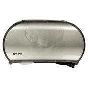 San Jamar R4070SS Summit Twin Bath Tissue Dispenser 20-1/4"W X 11-9/10"D X 5-7/8"H
