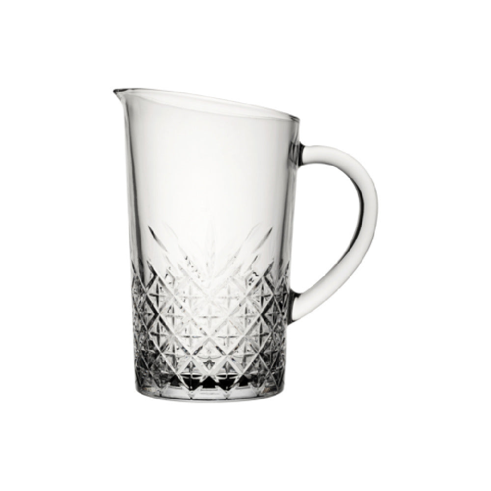 Steelite P55332 Jug 48.0 Oz. (H 8-1/2" M 7-3/8" T 5" B 4-1/4") Soda Lime
