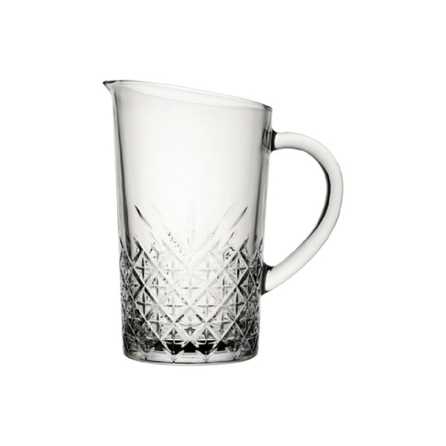 Steelite P55332 Jug 48.0 Oz. (H 8-1/2" M 7-3/8" T 5" B 4-1/4") Soda Lime