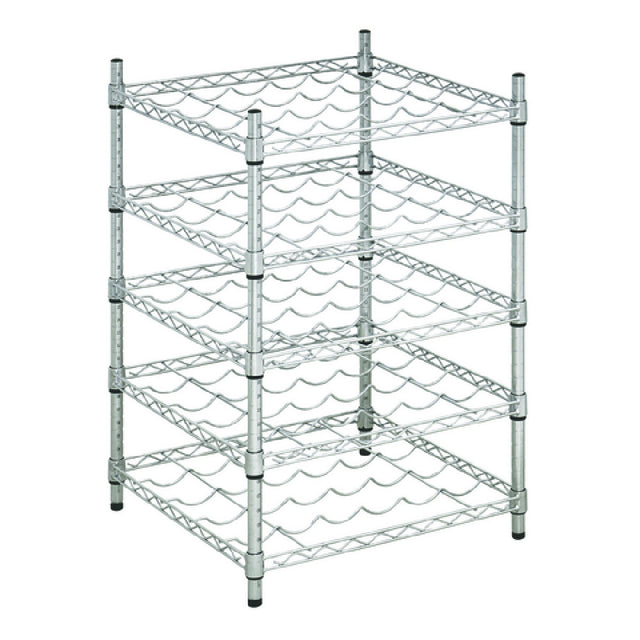 Hubert 209131 - Kratos Wire Wine Rack, 24"W X 24"D X 34"H, 34" Posts