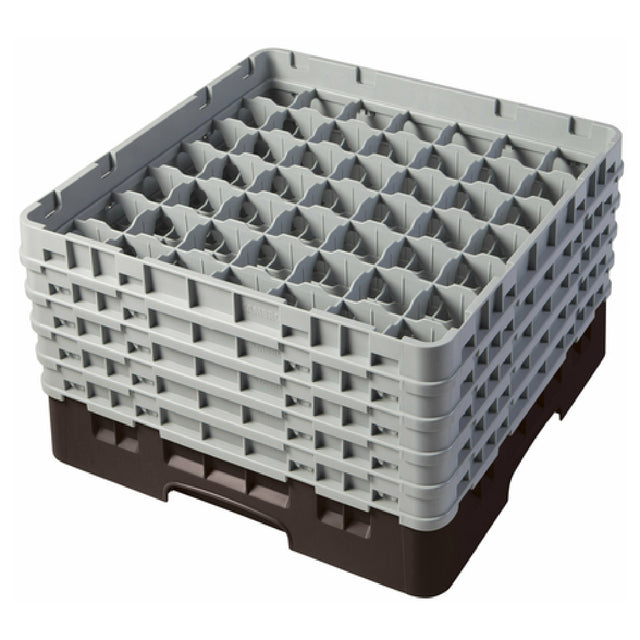 Cambro 49S958167 Camrack® Glass Rack With (5) Soft Gray Extenders Full Size