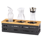 GET Enterprises FB-3COMP-MG Curator™ Beverage/Dressing Display 19-1/2" X 6-3/4" X 5-1/2"