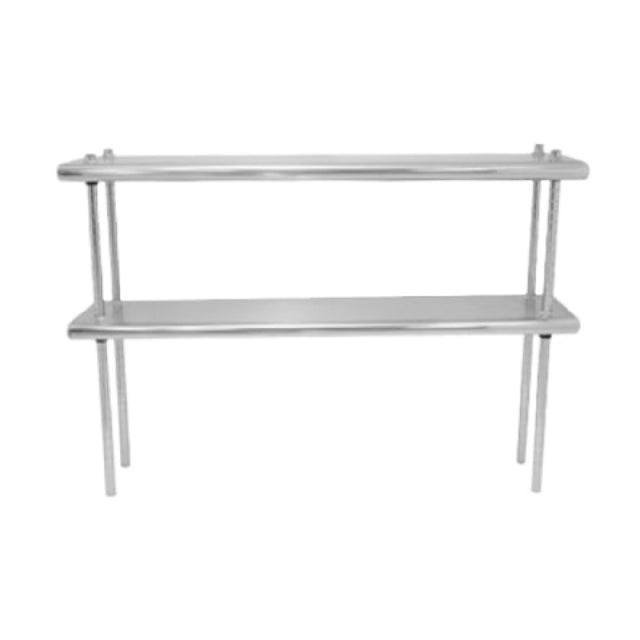 Advance Tabco DS-12-72R Overshelf Table Mounted Double
