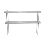 Advance Tabco DS-12-144R Overshelf Table Mounted Double
