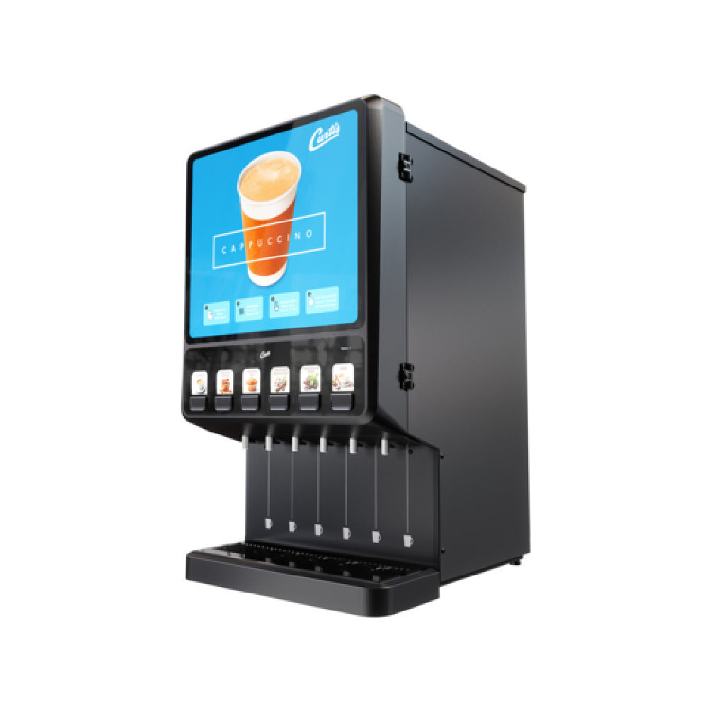 Curtis PCNG6800 | 1360102263 - Premium Cappuccino Next Generation Machine, (6) Station Dispenser With Hot Water