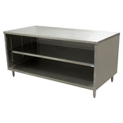 BK Resources CST-3072 Chef Table Cabinet Base With Open Front 72"W X 30"D X 34-3/4"H Overall Size