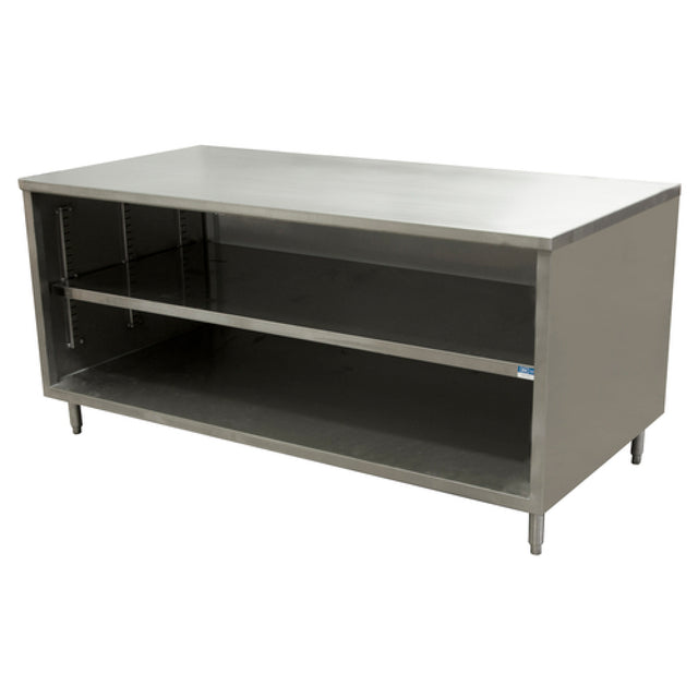 BK Resources CST-3072 Chef Table Cabinet Base With Open Front 72"W X 30"D X 34-3/4"H Overall Size