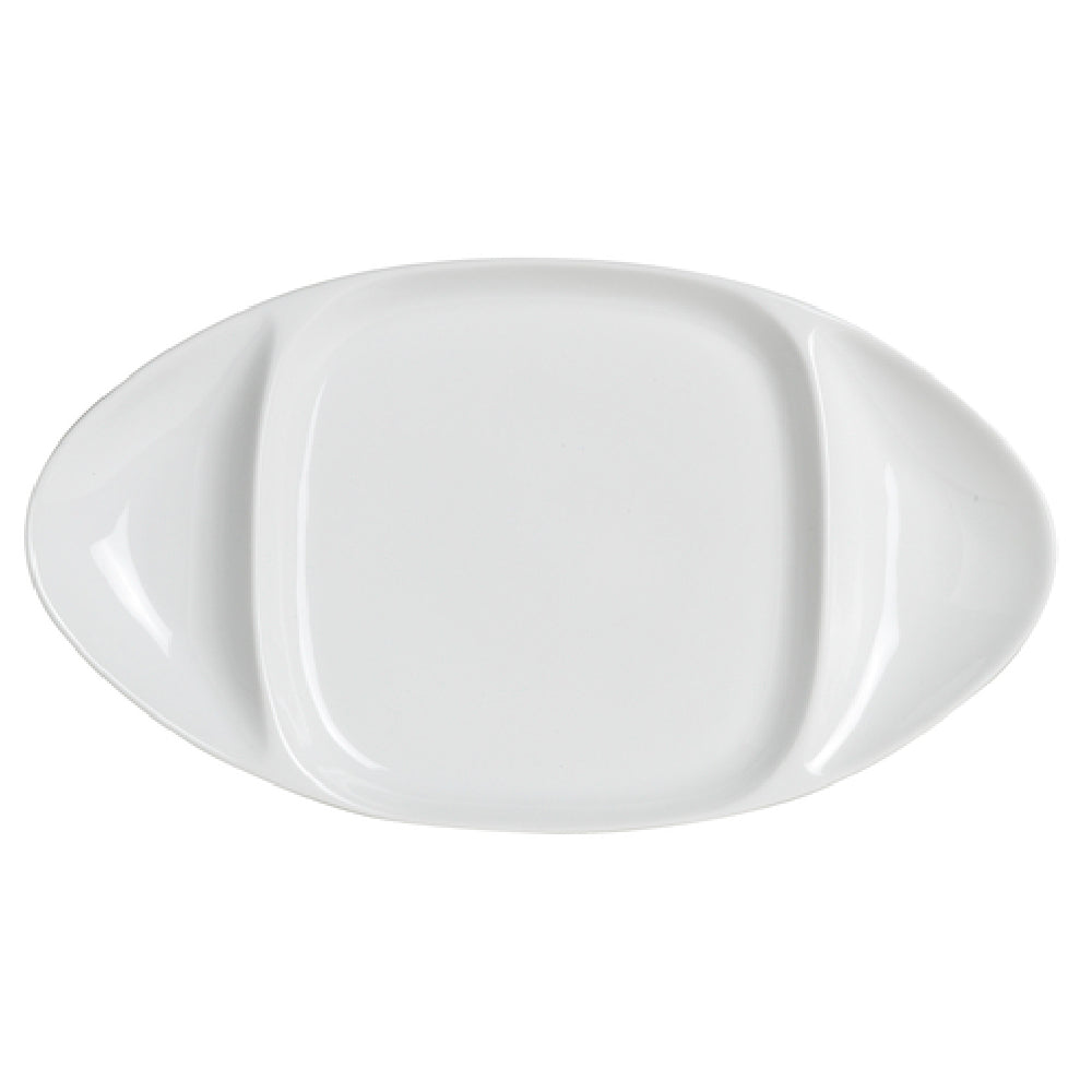 Steelite 6302P300 - 14 Inch Plate Compartment – Durable Porcelain