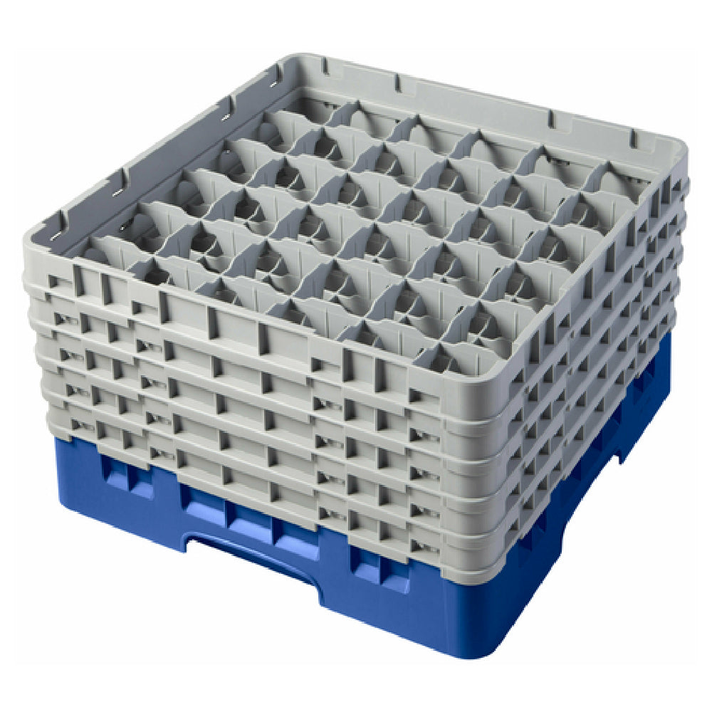 Cambro 36S958168 Camrack® Glass Rack With (5) Soft Gray Extenders Full Size
