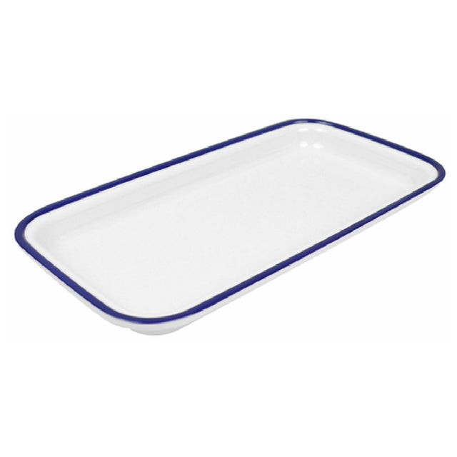 BauscherHepp TEW7413 Enamelware Collection Tray GN 1/3 Size 12-3/4"L X 7"W X 1-1/4"H