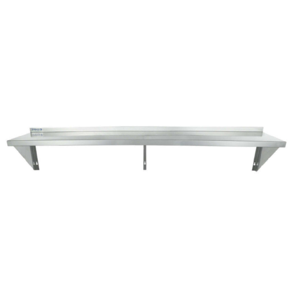 Empura 1572WS18G - Wall Mount Storage Shelf, 72"W X 15"D X 16"H, Standard Duty