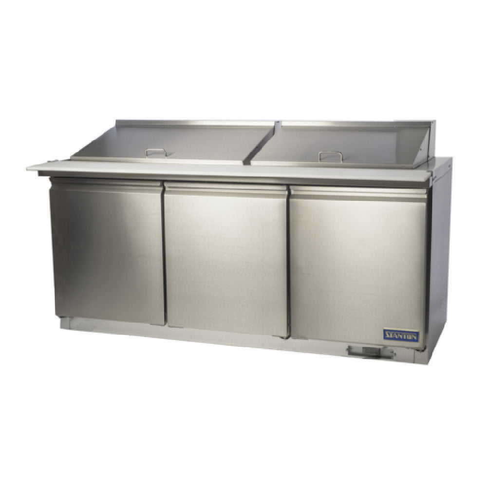 Stanton Trading STC-MSST-72 Sandwich/Salad Mega Top Refrigerator Three-section