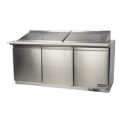 Stanton Trading STC-MSST-72 Sandwich/Salad Mega Top Refrigerator Three-section