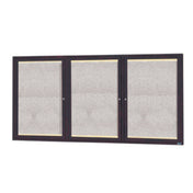 Aarco LODCC3672-3RBA Bulletin Board 72"W X 36"H Enclosed