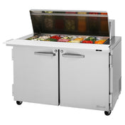 Turbo Air PST-48-18-N PRO Series Mega Top Sandwich/Salad Prep Table Two-section