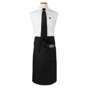 John Ritzenthaler Company 2PWABK Chef Revival® Bistro Waist Apron 33" X 30" Long 2 Pocket