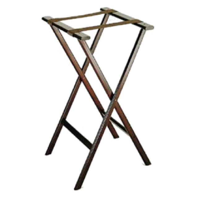 Central Specialties 1270 Economy Tray Stand 19" X 17" Top X 30" High 2-1/4" Washable Brown Straps