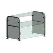 Randell RSB-DTSSFF-72 Standard Breath Guard Single-sided Double-tier