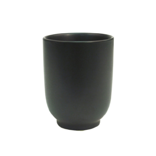 CAC China 666-1-BLK Japanese Style Drinkware Cup 8 Oz. 2-3/4" Dia. X 3-3/4"H