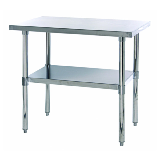 Quantum SST-2436U Work Table 36"W X 24"D X 34"H Hemmed Edges