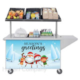 Hubert 60894 - Magnetic Sign, "seasons Greetings", 49"L X 26"H