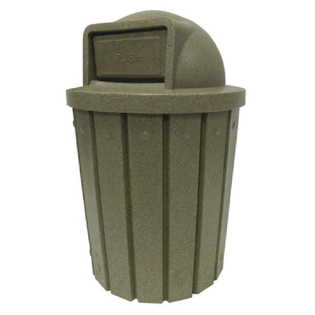 Hubert 56623 - Trash Receptacle, 42 Gallon, 25" Dia. X 29"H