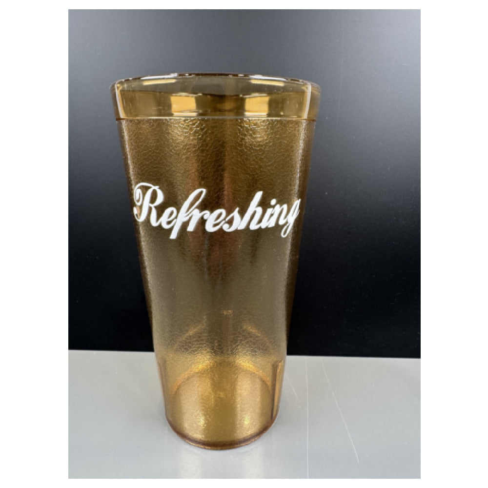 Buccaneer 522013-REFRESH - (Buccaneer) Pebble Tumblers, 20 Oz., Amber
