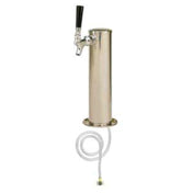 Micro Matic D4743T Column Draft Beer Tower Countertop 3" Dia. X 12-1/4"H