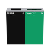 Alpine Industries ALP4450-BLK-KIT13 Compost Bin Station 58 Gallon (2) Stream