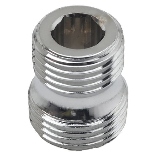 T&S Brass 055A Adapter 1" Long Chrome-plated Brass