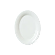 Steelite 82000AND0561 Oval Tray 8.0" X 6.125" X 0.75" Whiteware