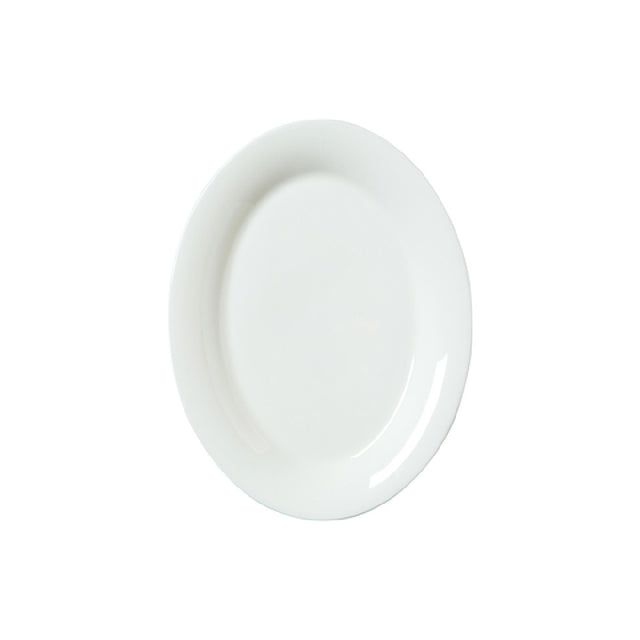 Steelite 82000AND0561 Oval Tray 8.0" X 6.125" X 0.75" Whiteware