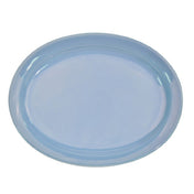 CAC China L-12NR-LBU Las Vegas Platter 9-3/4"L X 7-1/4"W X 3/4"H Oval