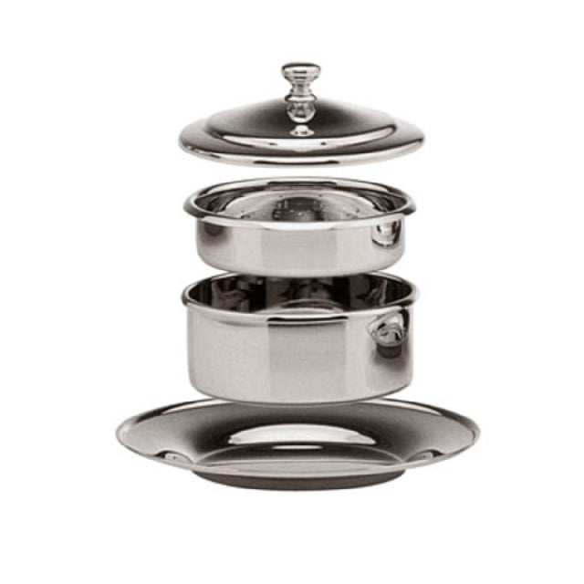 BauscherHepp 60.5426.0000 Butter Dish 5-3/4" Dia. (146mm) X 2-11/16"H (69mm)