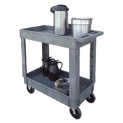 Lakeside 2521 Deep Well Utility Cart (2) 30-1/3"W X 16"D Shelves With 3" Lip On All Sides