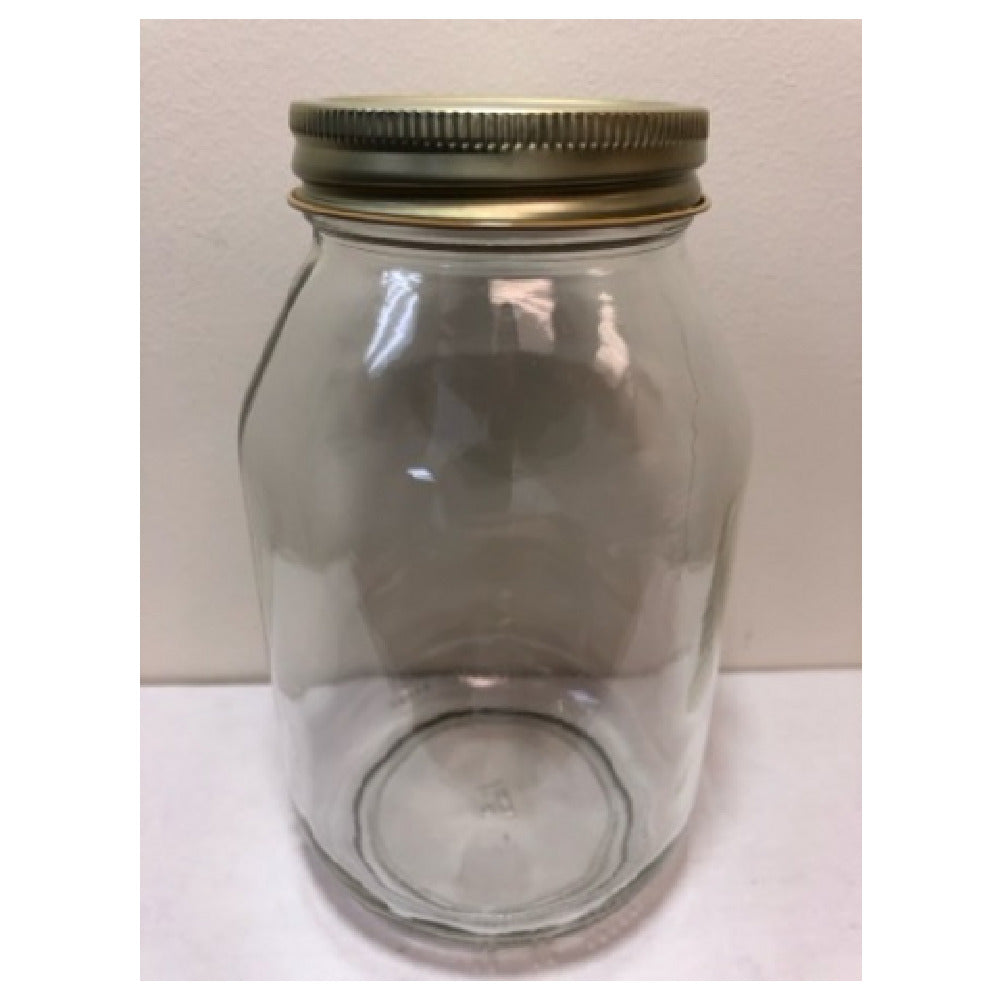 Buccaneer Container Corp 1012032090 (Buccaneer) Open Top Jar 32 Oz. Glass