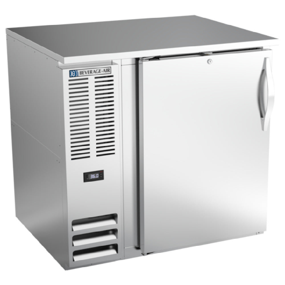 Beverage Air BB36HC-1-F-S - Refrigerated Food Rated Back Bar Storage Cabinet, One-section