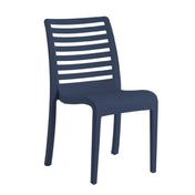 Grosfillex UT944056 - Astoria Stacking Sidechair, 20.9"W X 23.4"D X 34.7"H, Technopolymer With Air Molding Technology