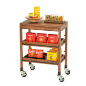 Cal Mil 24072-78 Sydney Serving Cart 27"W X 16"D X 30.75"H Walnut