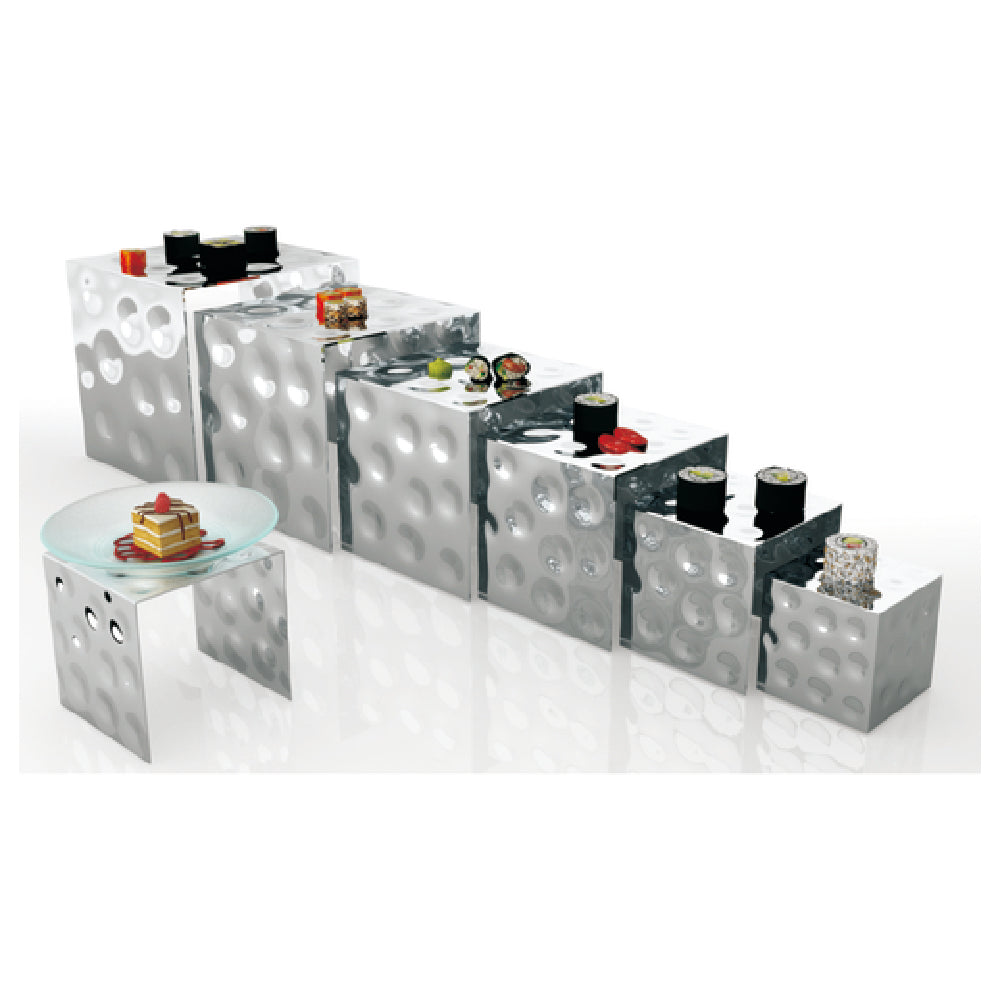 Bon Chef 2910 Showcase Display Riser Square 4-9/10"W X 4-9/10"D X 4-9/10"H
